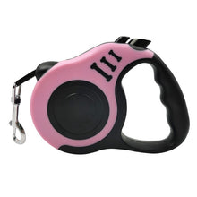 Load image into Gallery viewer, 3m/5m Durable Pet Dog Leash Nylon Extending Puppy Walking Leads Automatic Retractable Reflective Tape Dogs Leashes