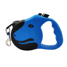 Load image into Gallery viewer, 3m/5m Durable Pet Dog Leash Nylon Extending Puppy Walking Leads Automatic Retractable Reflective Tape Dogs Leashes