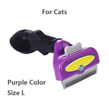 Load image into Gallery viewer, Pet Cat Hair Removal Comb Dogs Beauty Brushes Puppy Kitten Cat Hair Shedding Cat Trimmer Combs Pets Grooming Tools Dog Brush