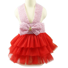 Load image into Gallery viewer, Summer Dress for Dog Pets Dog Clothes Chihuahua Wedding Dress Skirt Puppy Clothing Spring Dresses for Dogs Jean Pet Clothes XS-L