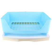 Load image into Gallery viewer, Large Rabbit Litter Box with Drawer, Corner Toilet Box with Grate Potty Trainer, Bigger Pet Pan for Adult Guinea Pigs, Chinchill
