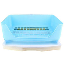 Load image into Gallery viewer, Large Rabbit Litter Box with Drawer, Corner Toilet Box with Grate Potty Trainer, Bigger Pet Pan for Adult Guinea Pigs, Chinchill
