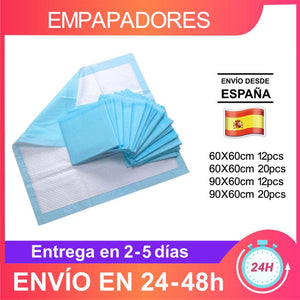 Yommy Empapadores with adhesives dogs cats for pets people's towelettes traning for pets people 60X60CM 90X60CM 12PCS 20PCS